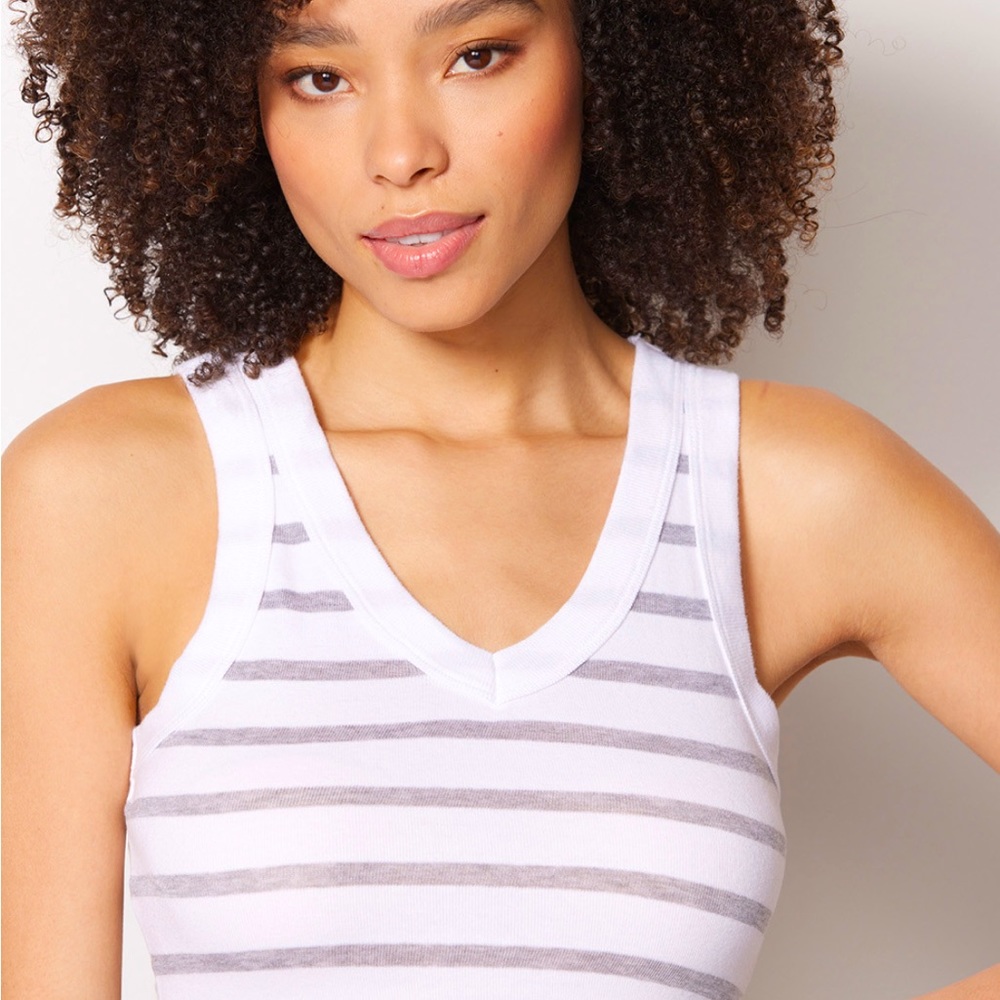 Brand New- Michael Stars Paloma Stripe tank top, size XS.